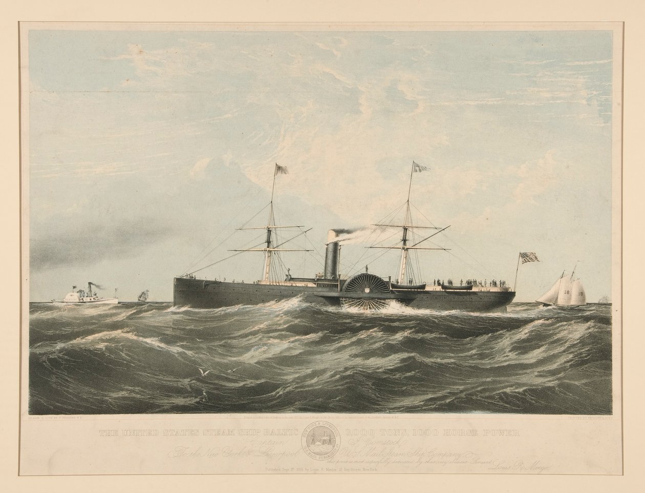 Le navire à vapeur des États-Unis Baltic - Charles Parsons