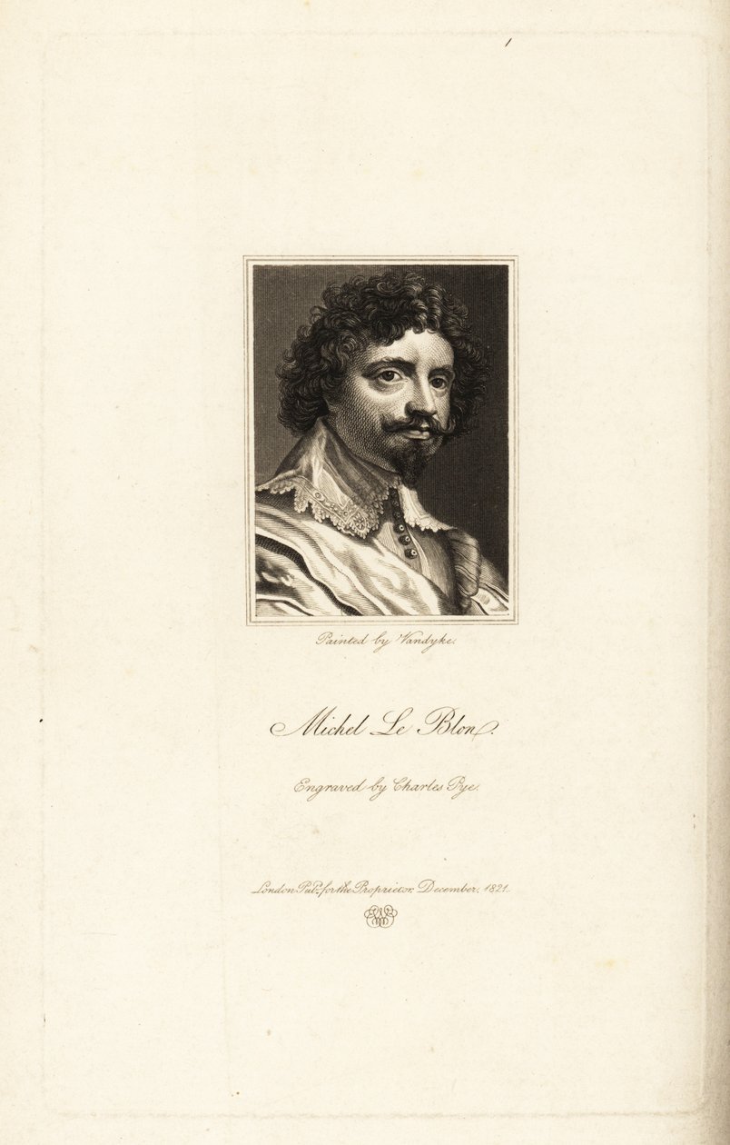 Portrait de Michel le Blon - Charles Pye