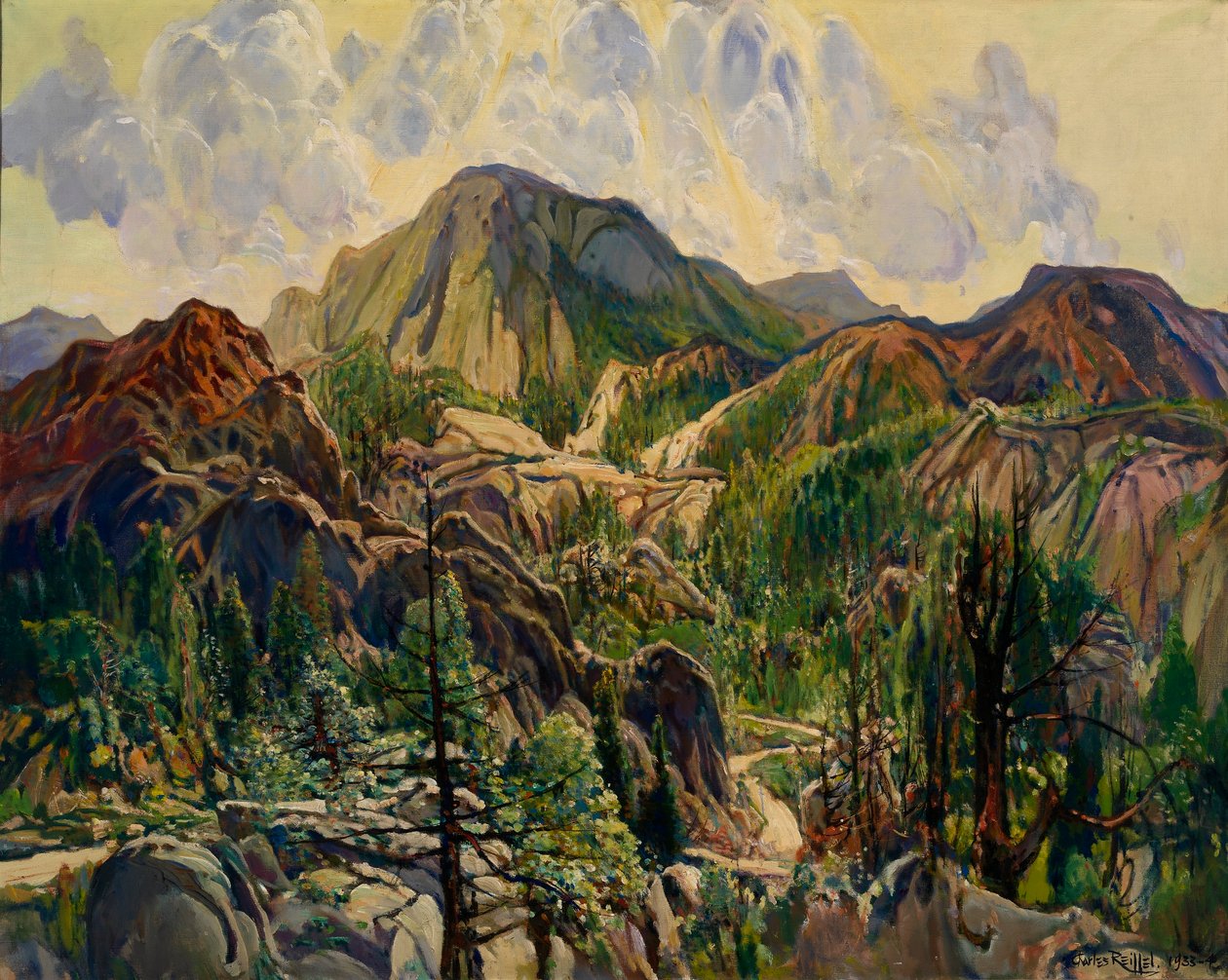 Route dans les Cuyamacas - Charles Reiffel
