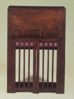Bureau (bois) (fermé) - Charles Rennie Mackintosh