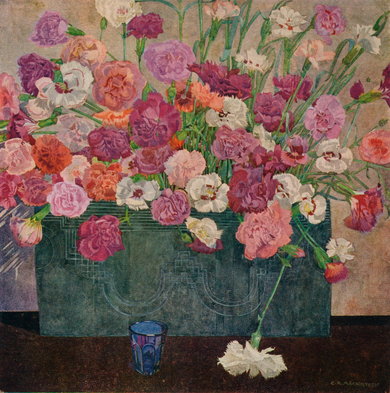 Œillets, vers 1920 - Charles Rennie Mackintosh