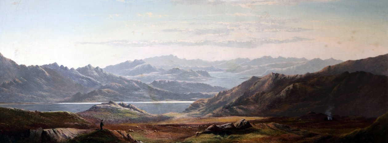 Scène de montagne, Pays de Galles (?) - Charles Robert Leslie