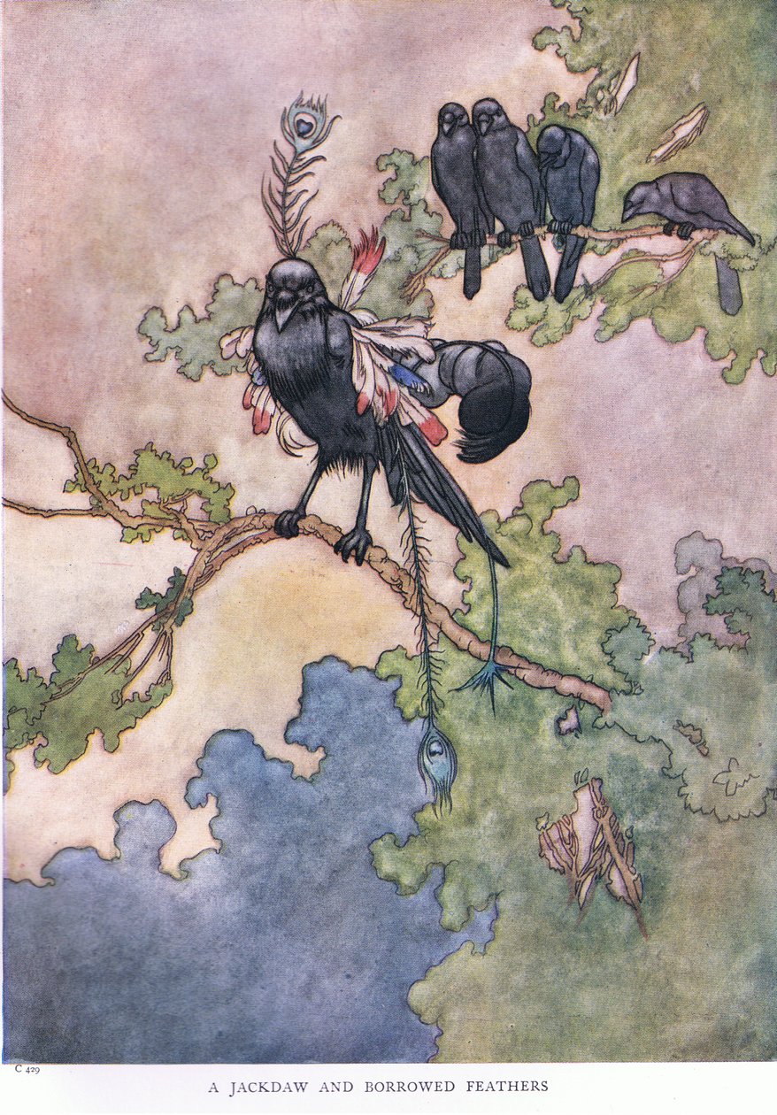 Une pie et des plumes empruntées - Charles Robinson