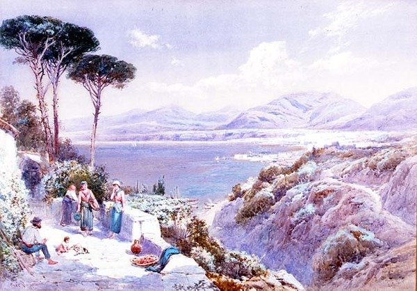 Sur la côte italienne - Charles Rowbotham