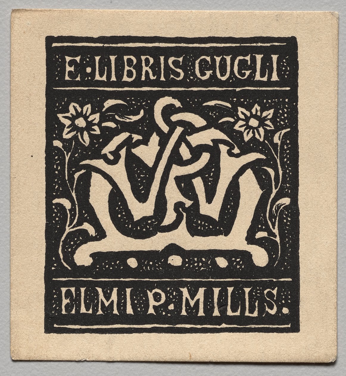 Ex-libris : Elmi P. Mills - Charles Samuel Keene