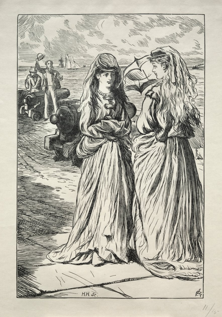 Lady Nelly - la coquette - Charles Samuel Keene