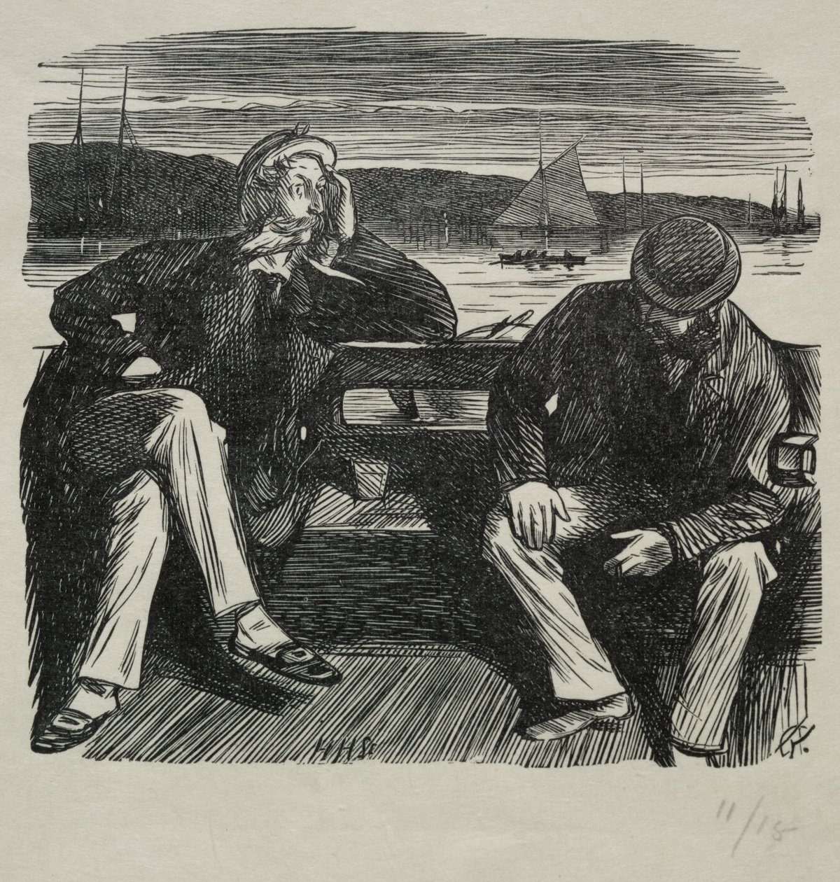 Lady Nelly - la coquette - Charles Samuel Keene