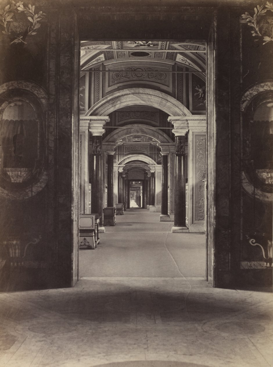 Bibliothèque du Vatican, vers 1860 - Charles Soulier