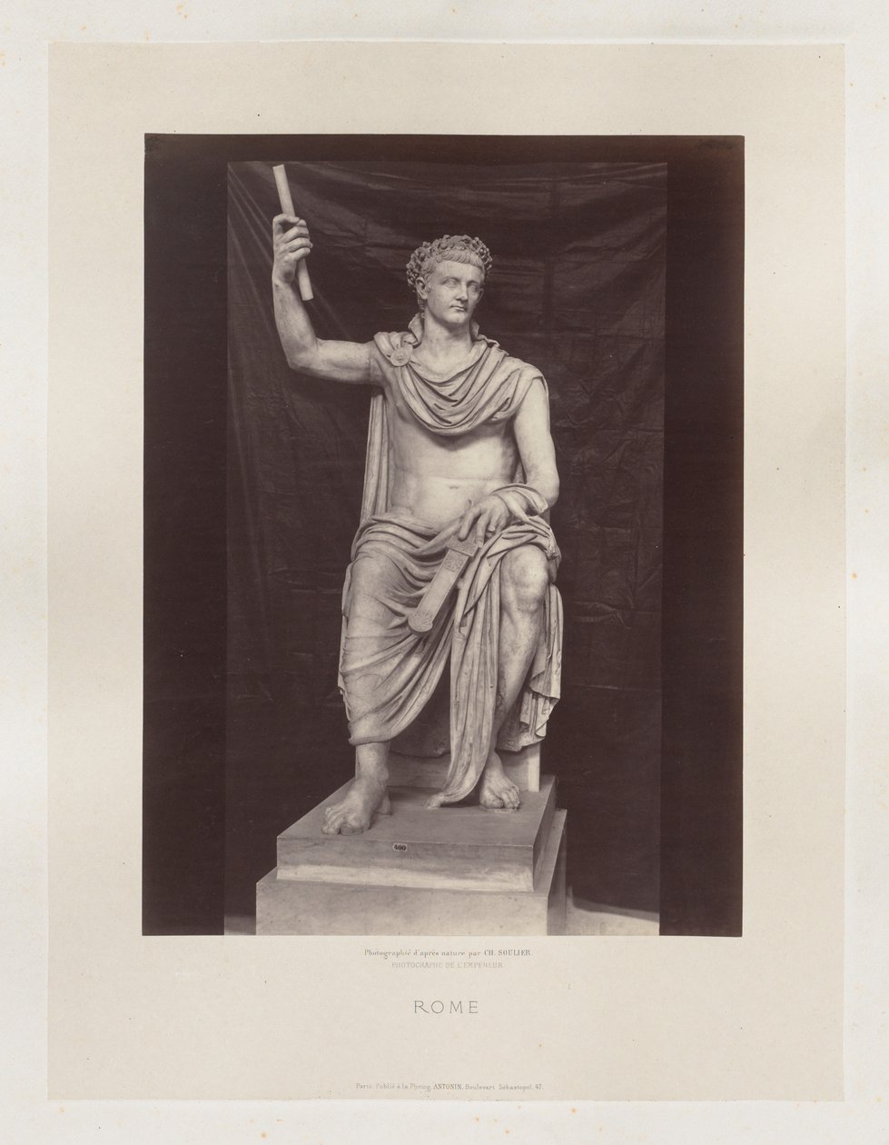 Statue de Tibère, Vatican - Charles Soulier