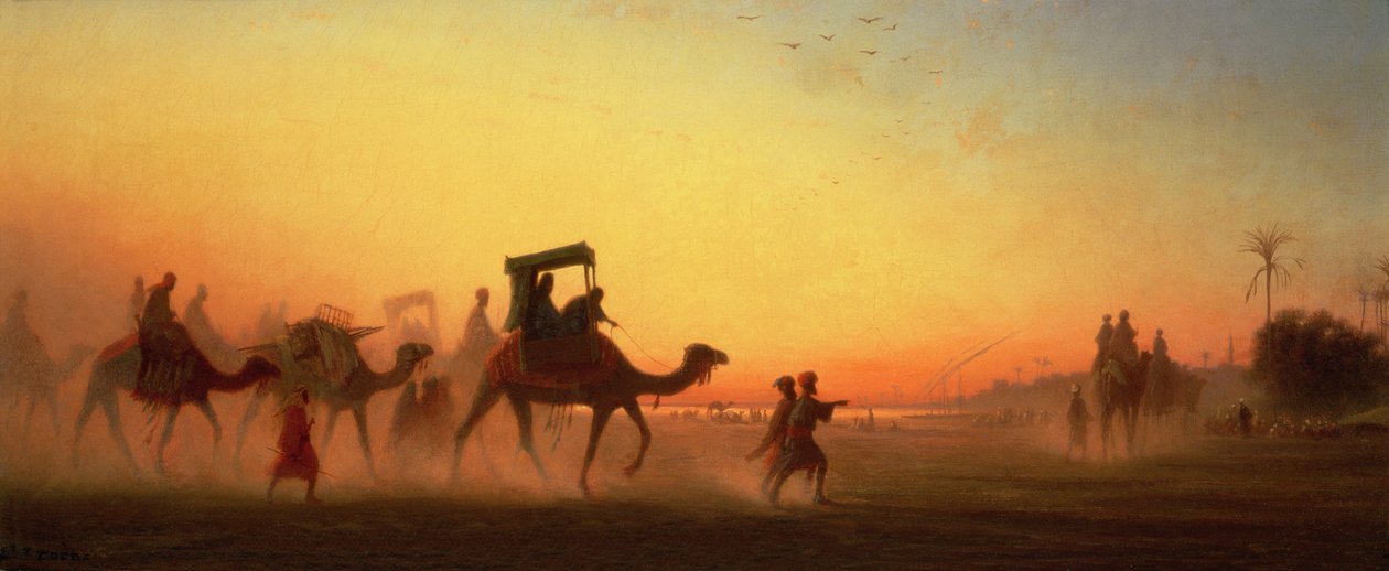 La Caravane - Charles Theodore Frere