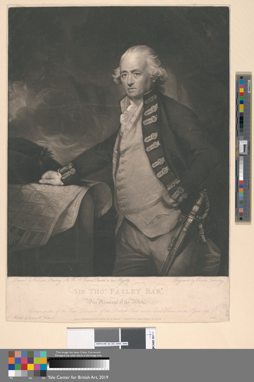 Sir Thomas Pasley - Charles Townley