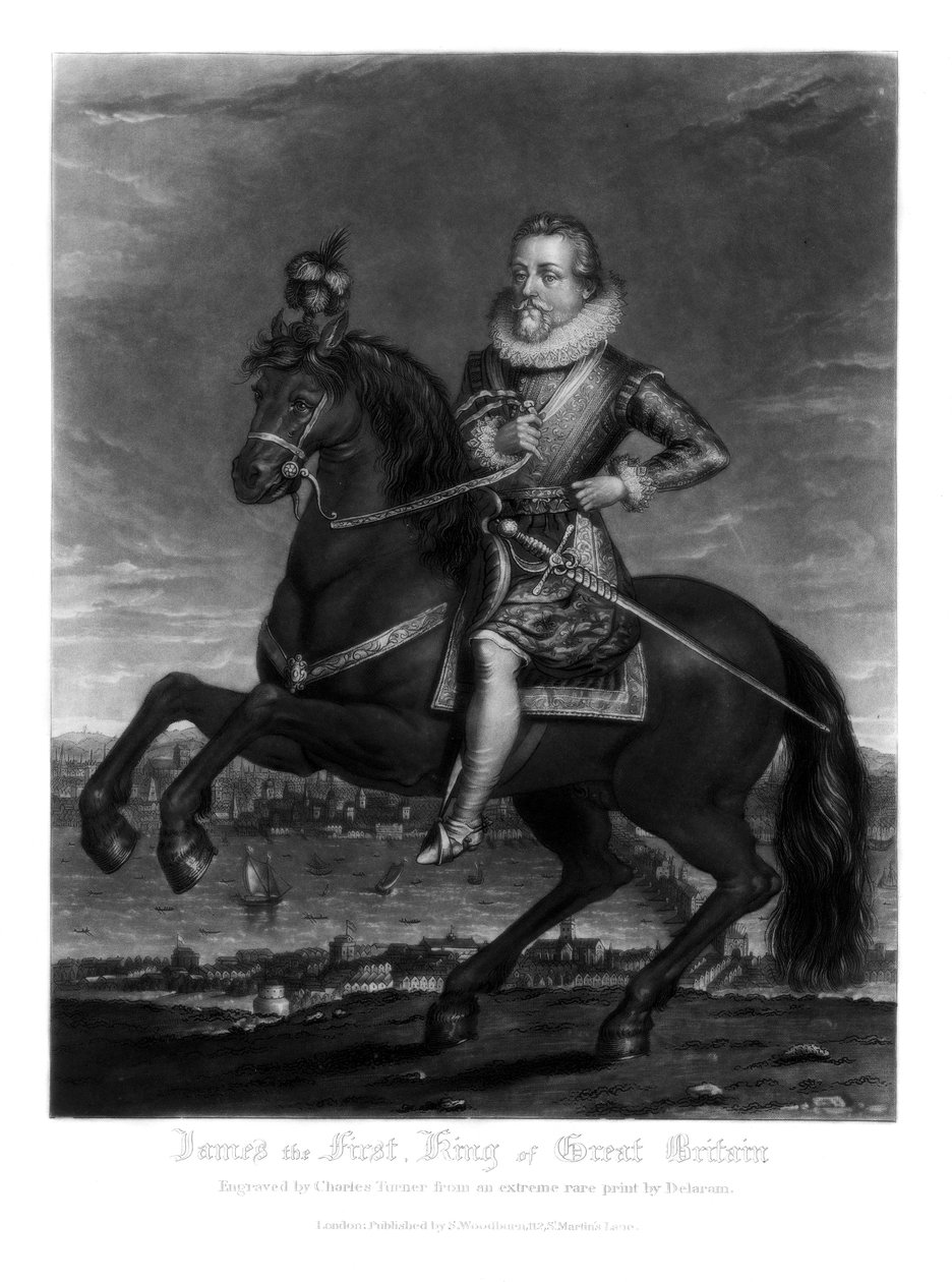 Jacques Ier, roi de Grande-Bretagne, 1816 - Charles Turner