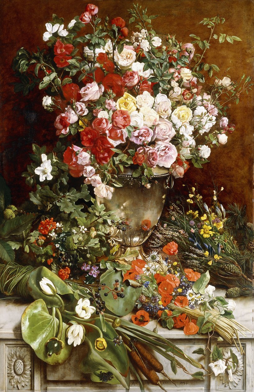 Hommage à la reine des fleurs, 1884 - Charles Verlat