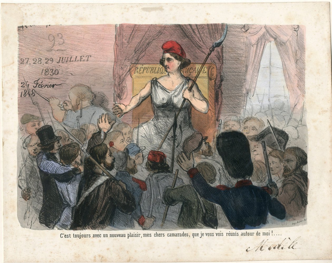 Le Charivari, Satirique en N & B - Charles Vernier