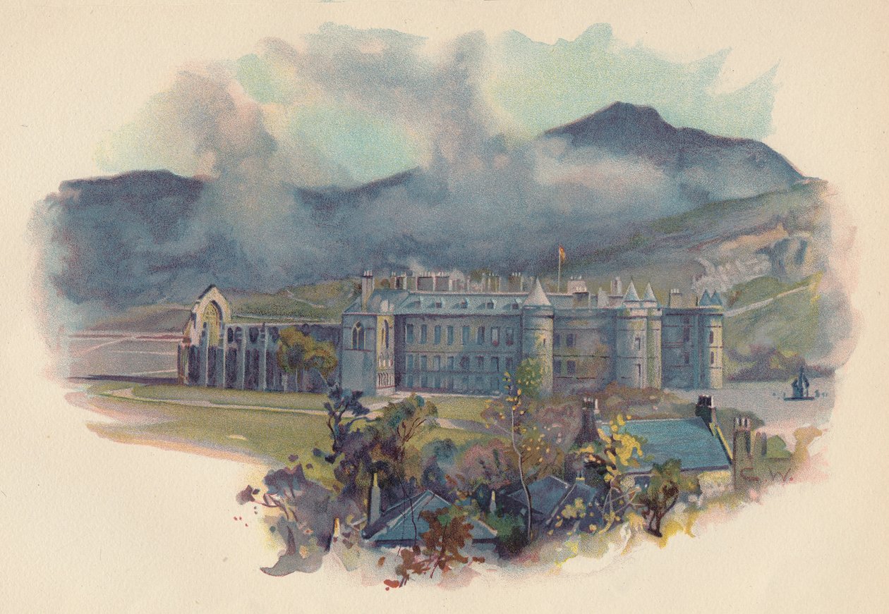Palais de Holyrood, vers 1890 - Charles Wilkinson