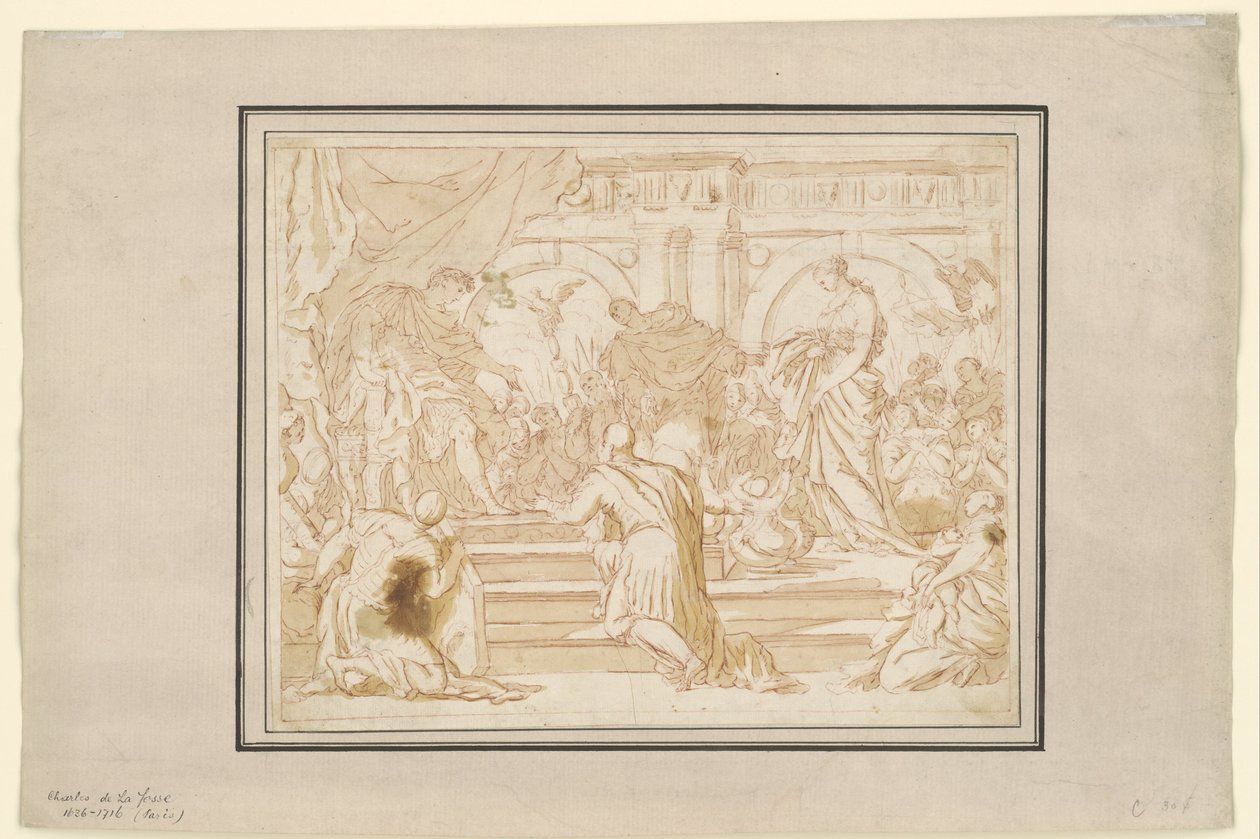 La magnanimité de Scipion - Charles de Lafosse (possibly)