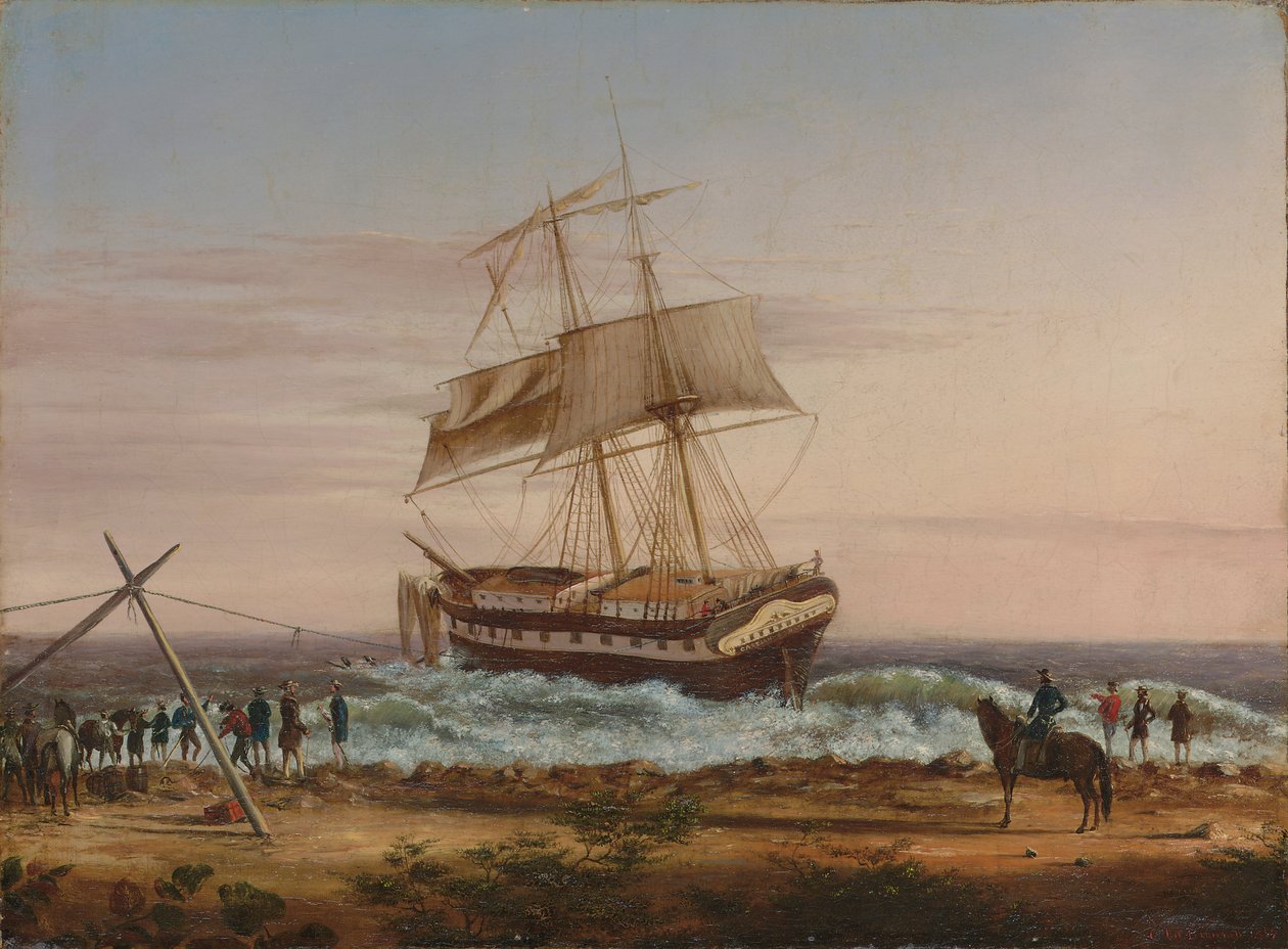 Le Caspian échoué - Charles de Wolfe Brownell