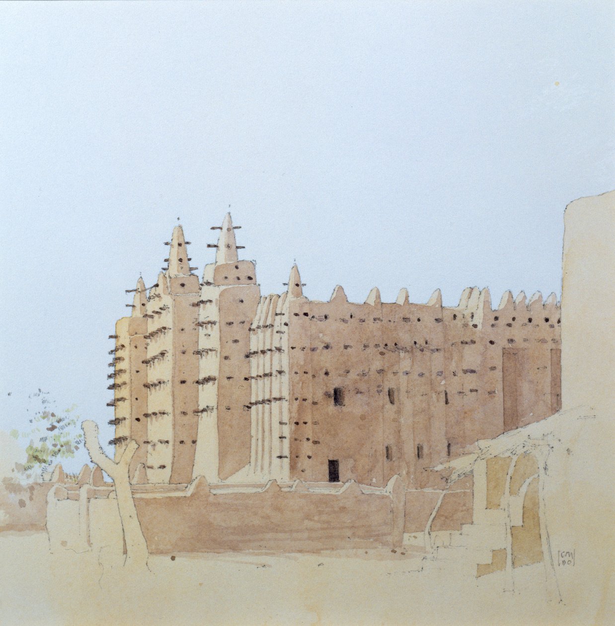 Grande Mosquée de Djenné (Mali), mardi, 2000 - Charlie Millar