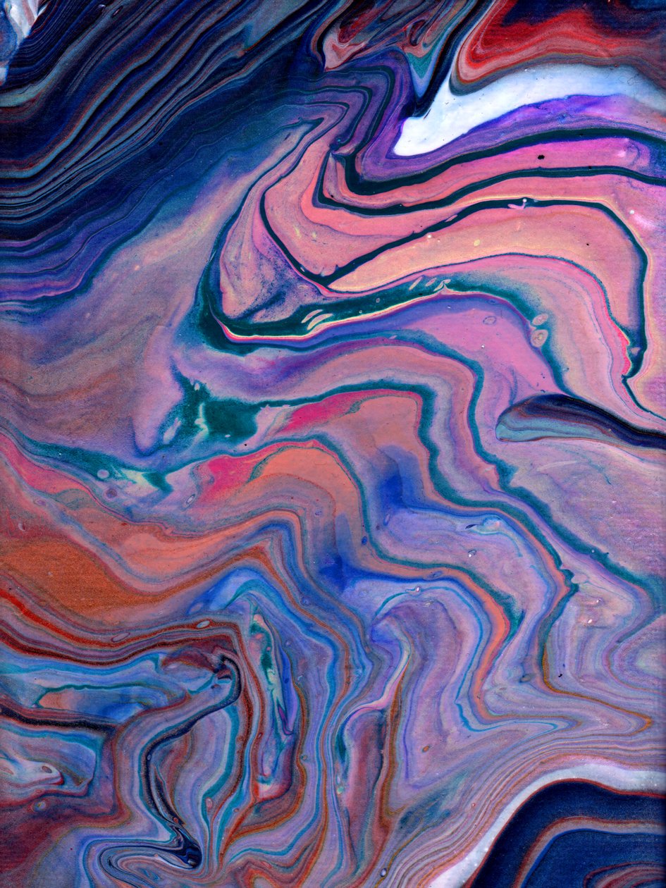 Acrylic Pouring, 2020 - Charlotte Orr