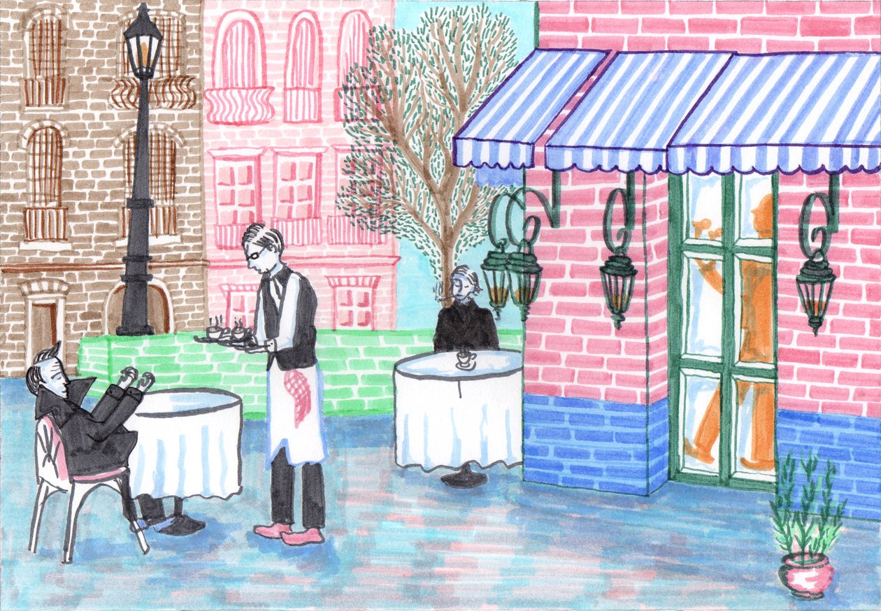 Café, 2017 - Charlotte Orr