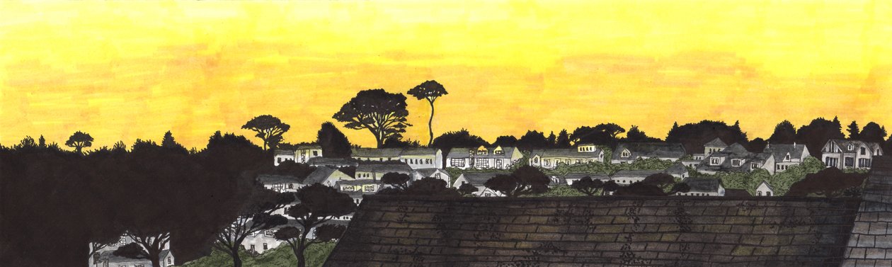 Coucher de soleil sur Gylly Beach, 2020 - Charlotte Orr