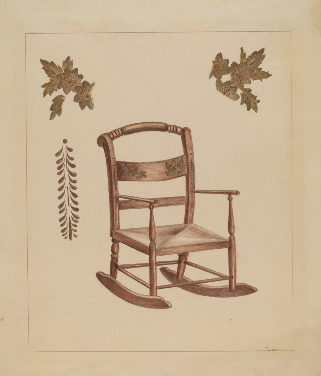 Chaise berçante - Charlotte Winter