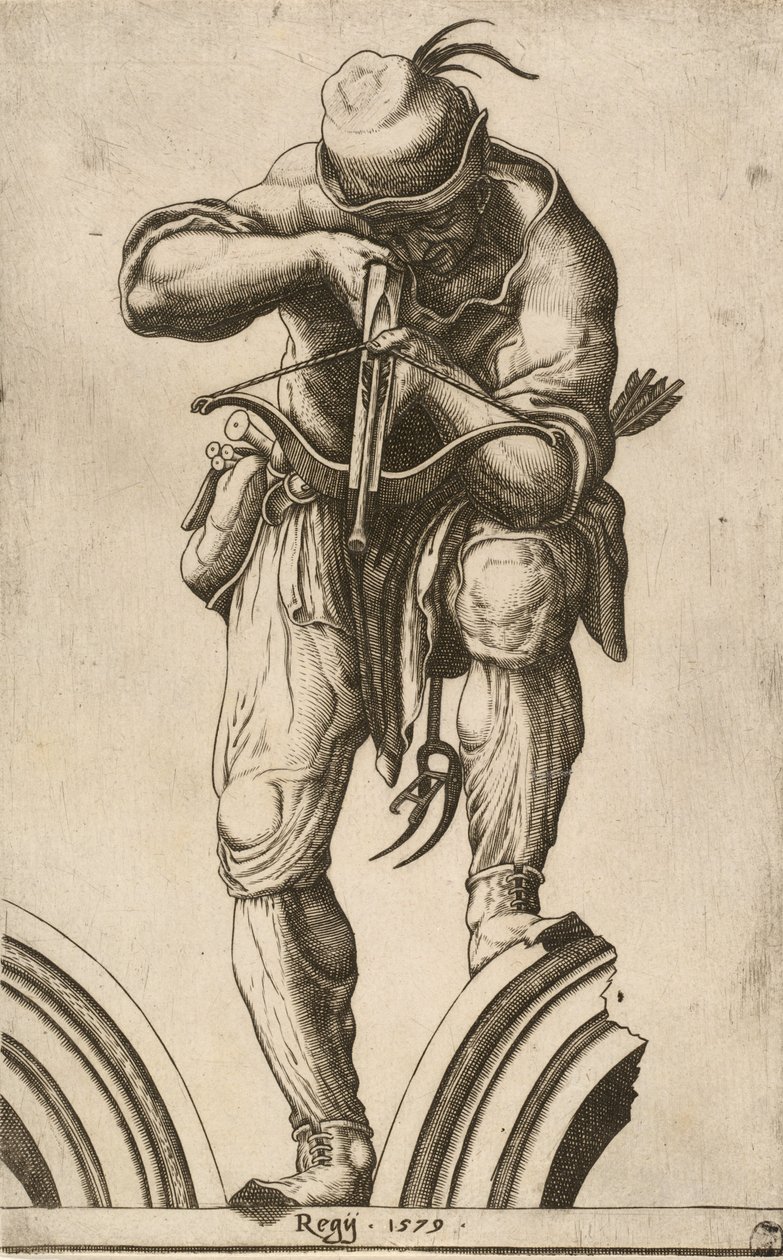 Un archer tirant à l