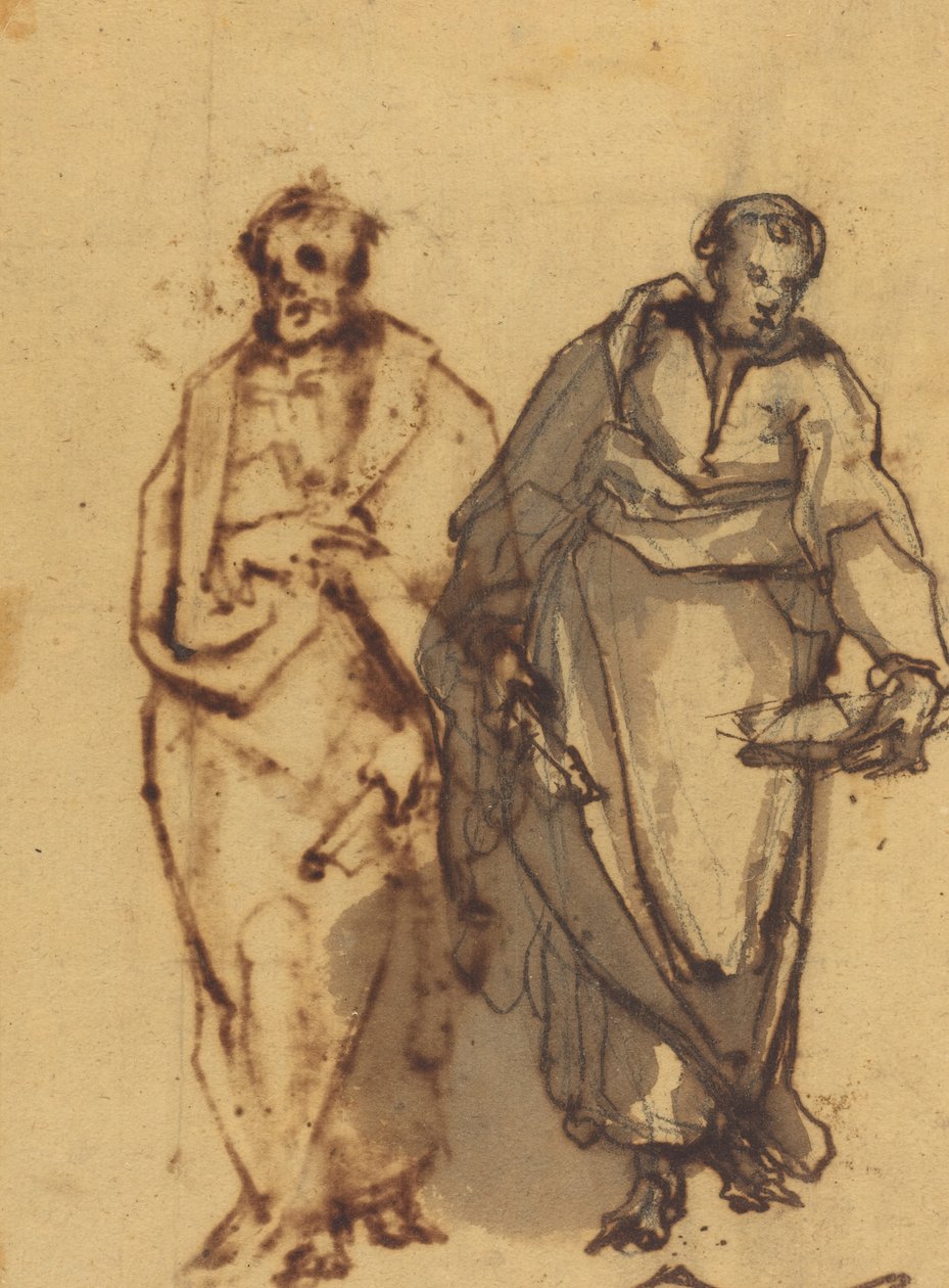 Deux figures drapées - Cherubino Alberti
