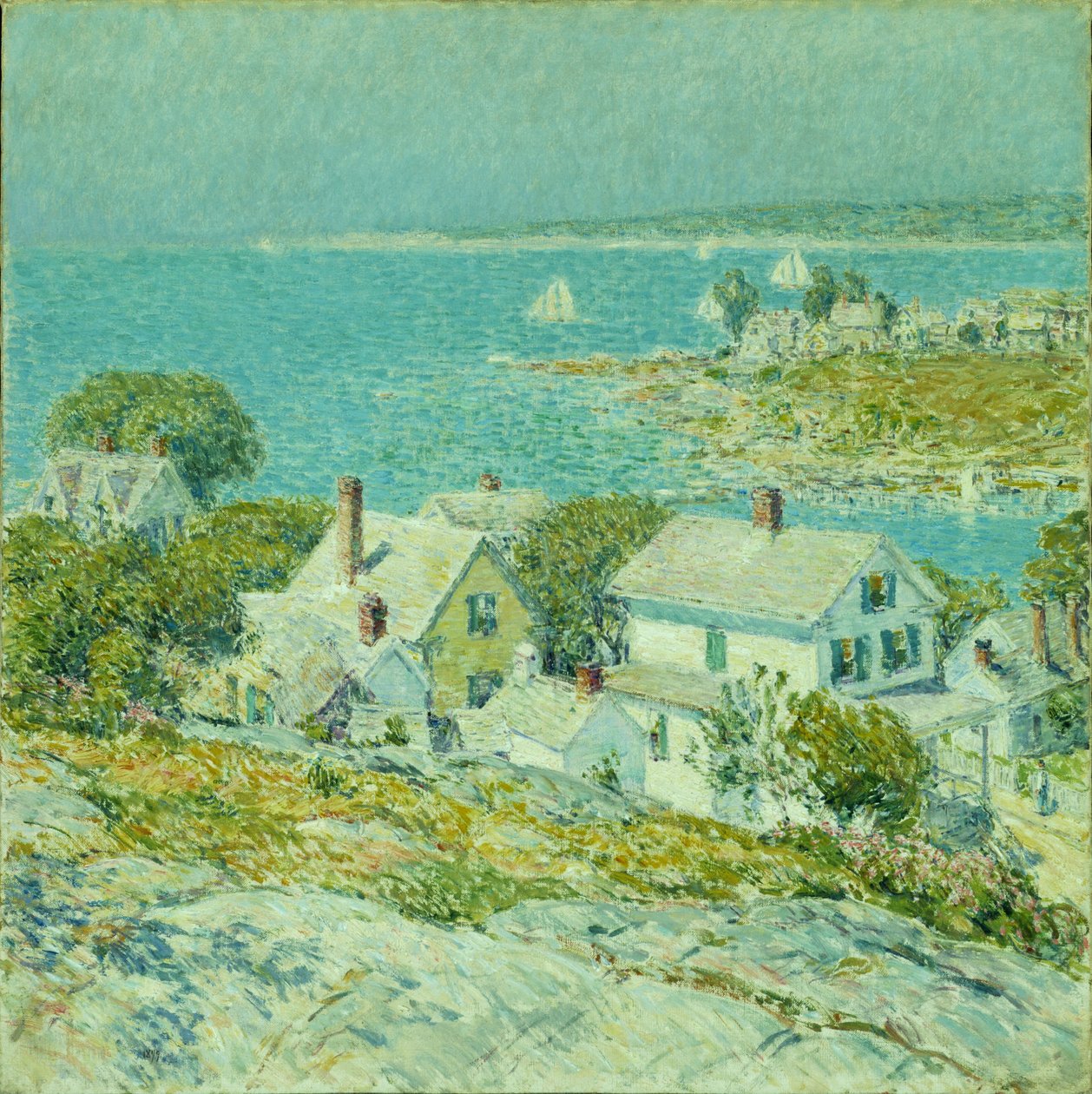 Falaises de la Nouvelle-Angleterre - Childe Hassam