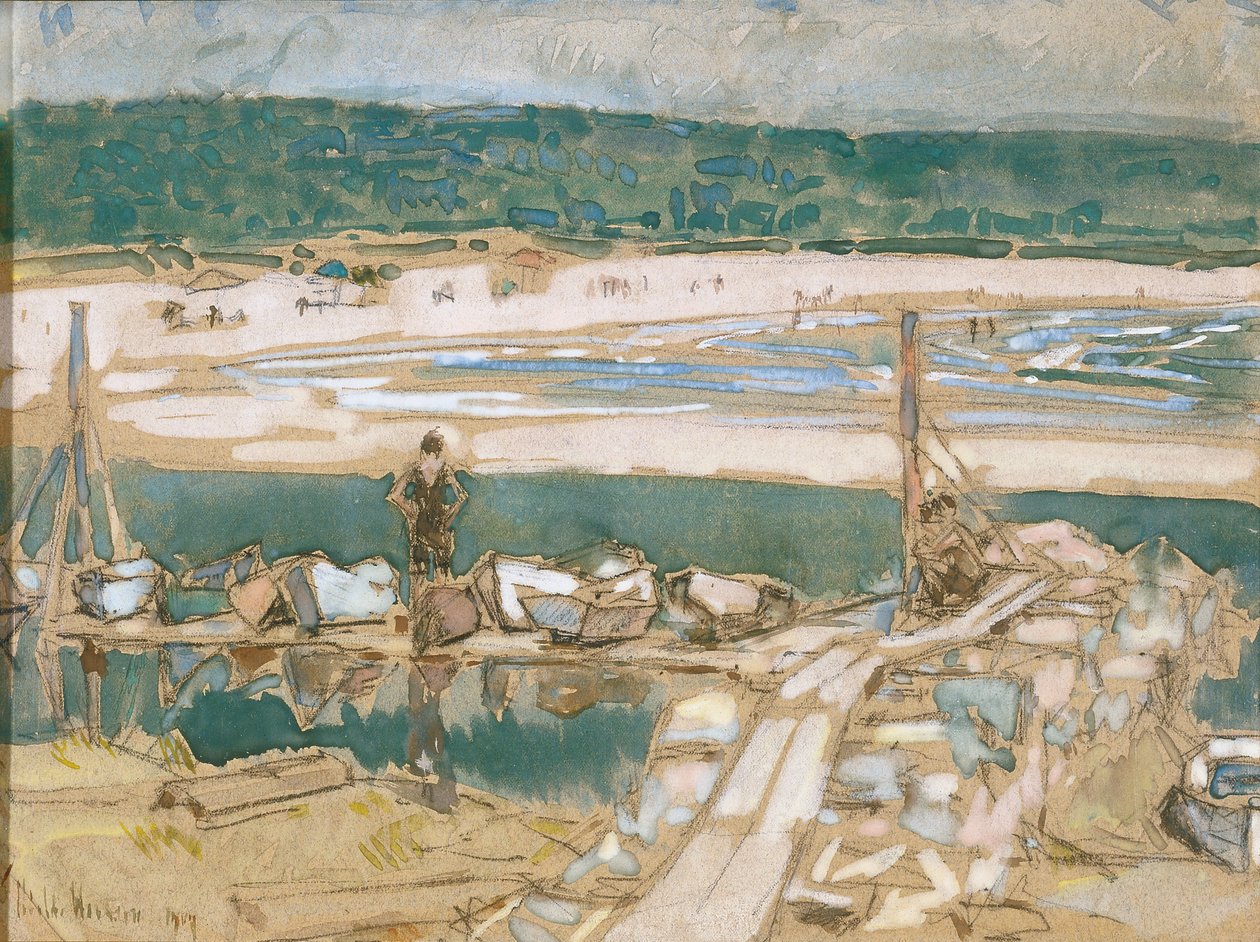 Plage de Good Harbor, Gloucester - Childe Frederick Hassam