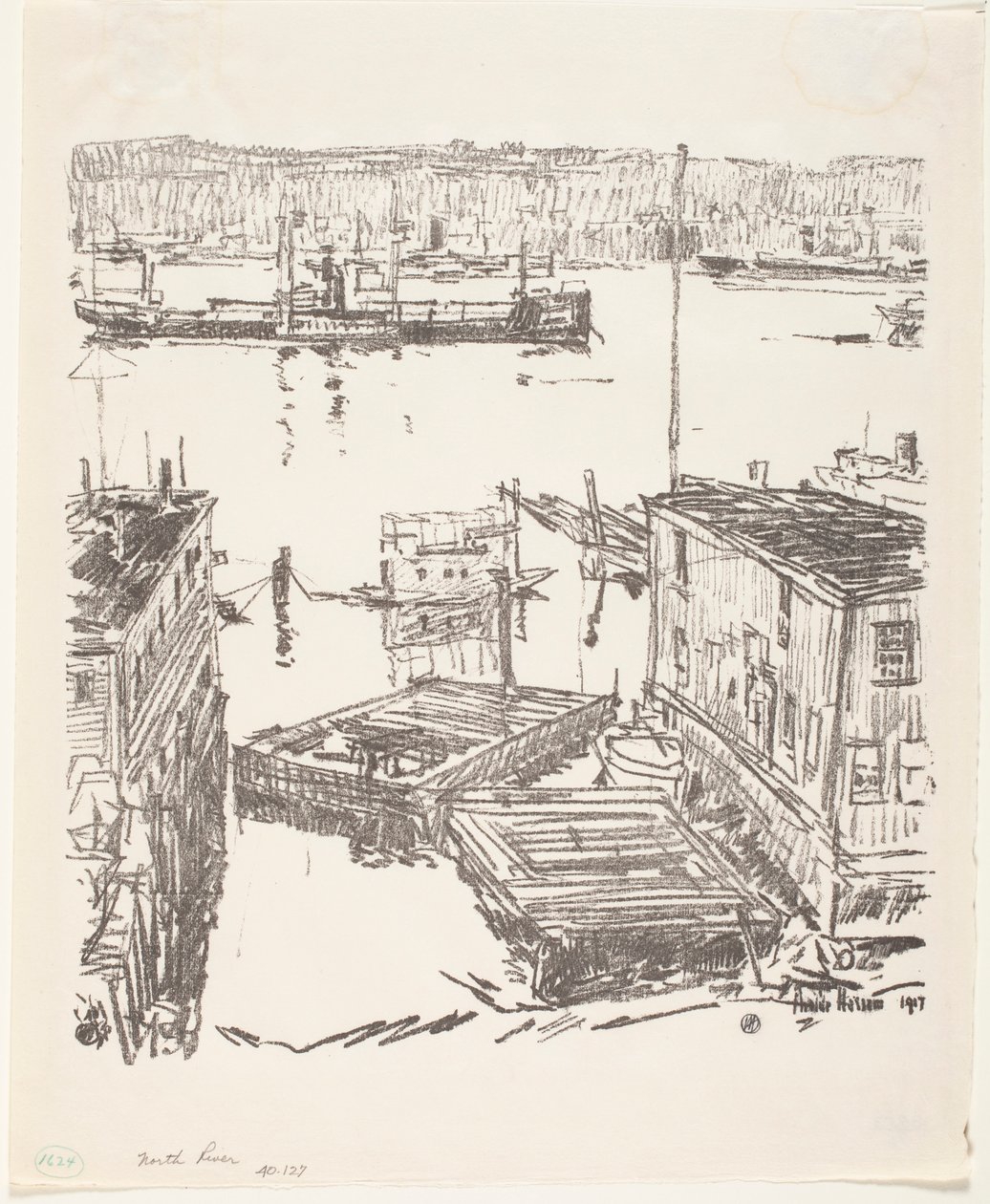 Rivière du Nord - Childe Frederick Hassam