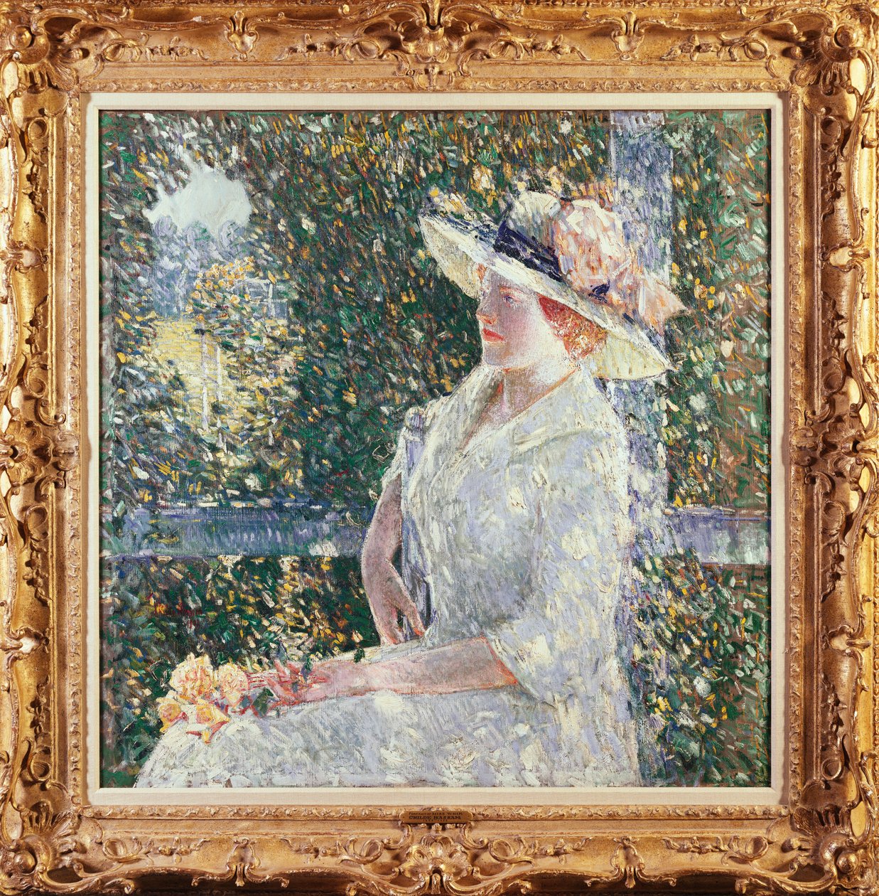 Portrait de Mlle Weir - Childe Frederick Hassam