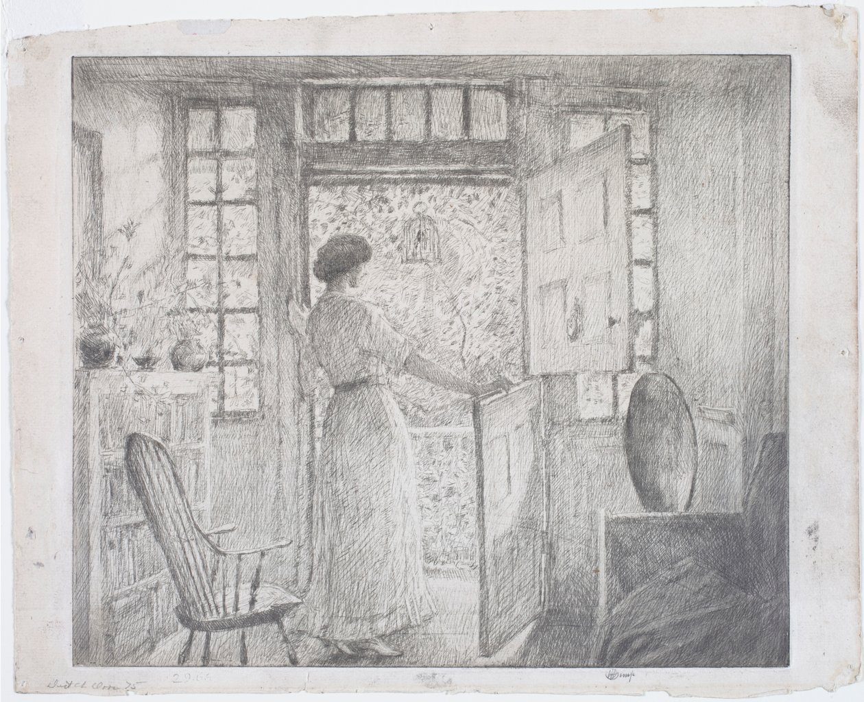 La Porte Hollandaise - Childe Frederick Hassam