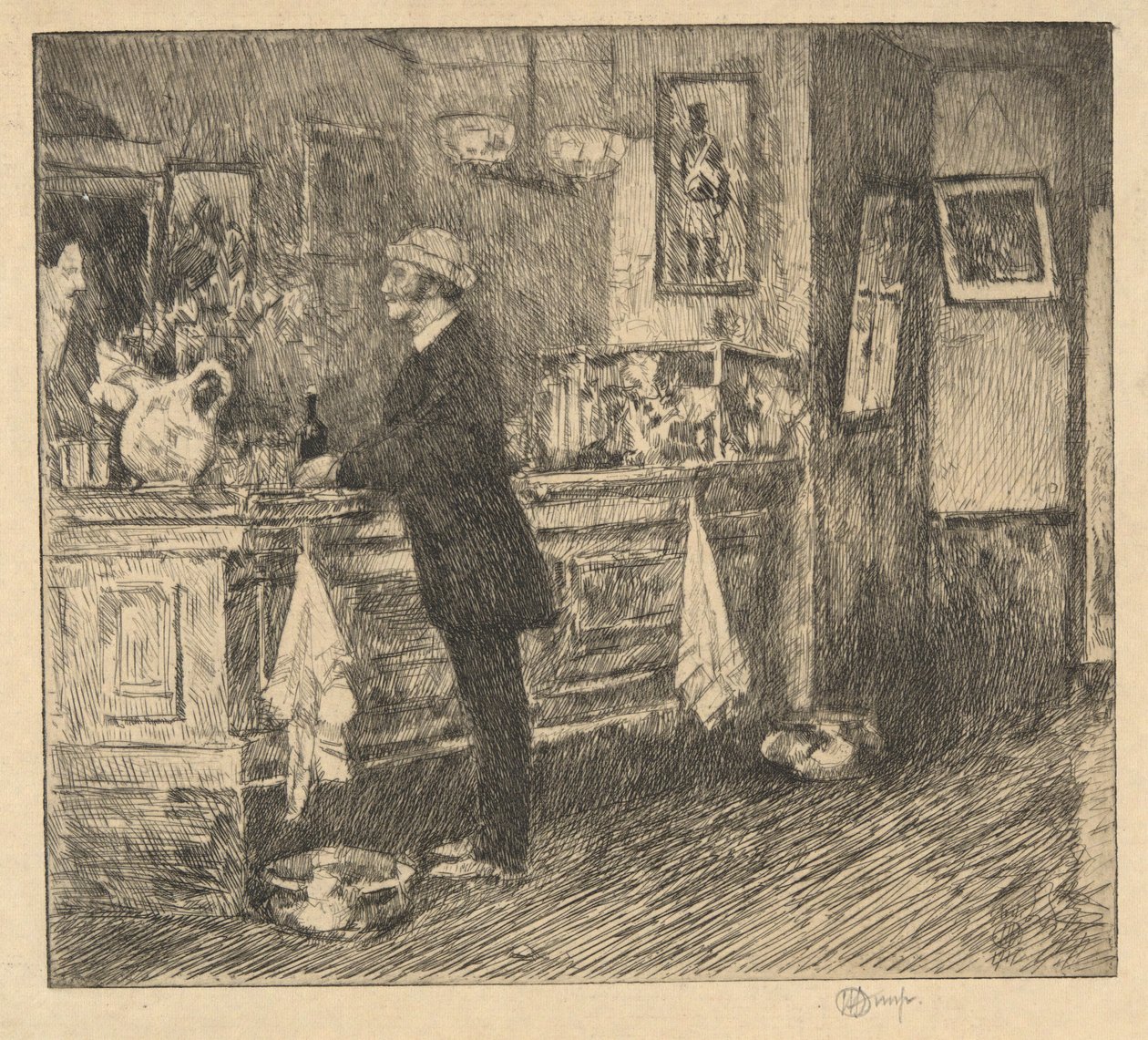Un bar de la Nouvelle-Angleterre - Childe Hassam