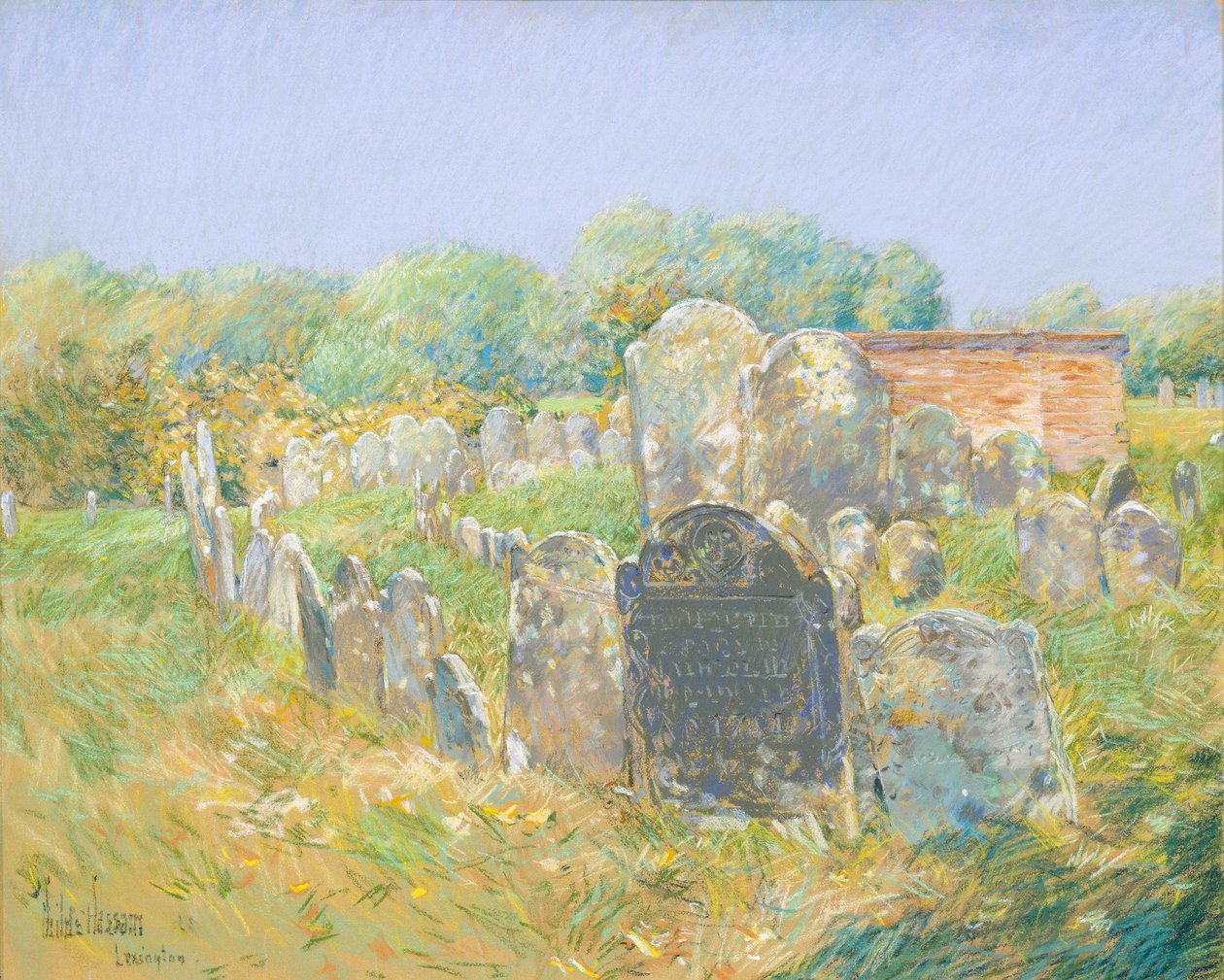 Cimetière colonial de Lexington - Childe Hassam
