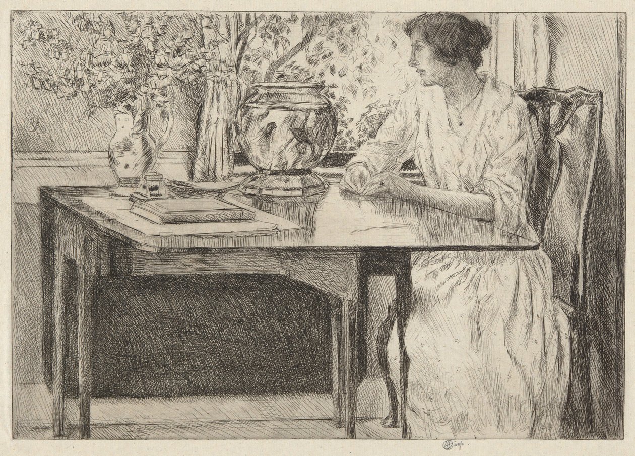 Table coloniale, Cos Cob, 1915 - Childe Hassam
