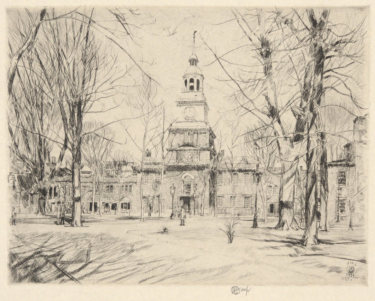 Independence Hall, Philadelphie, 1926 - Childe Hassam
