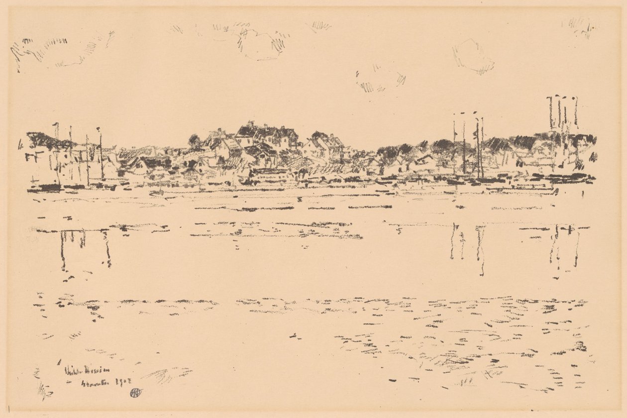 Port intérieur - Childe Hassam