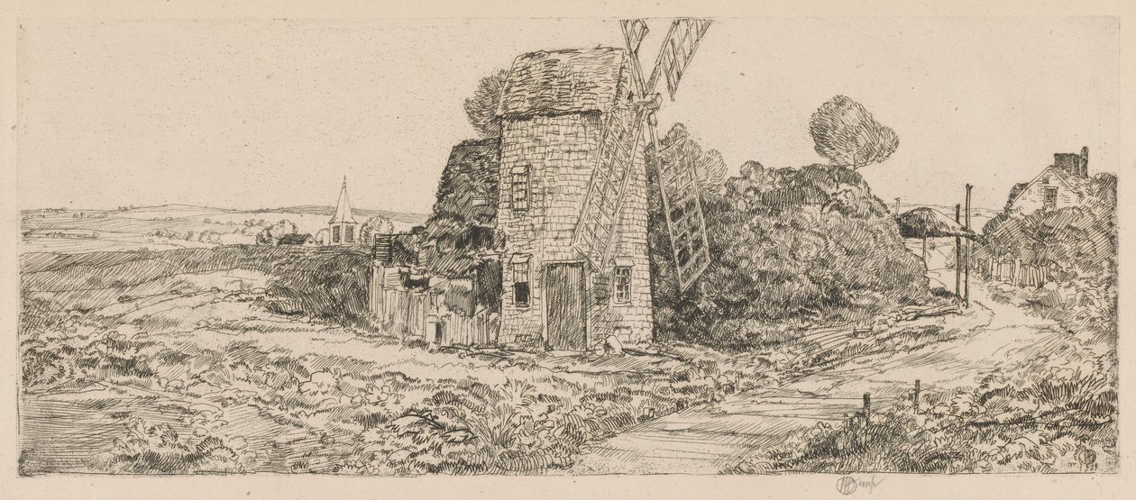 Moulin à vent de Long Island, 1929 - Childe Hassam