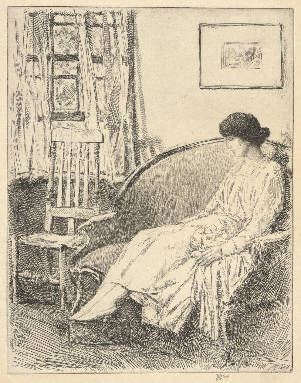 Fenêtre ouverte - Childe Hassam