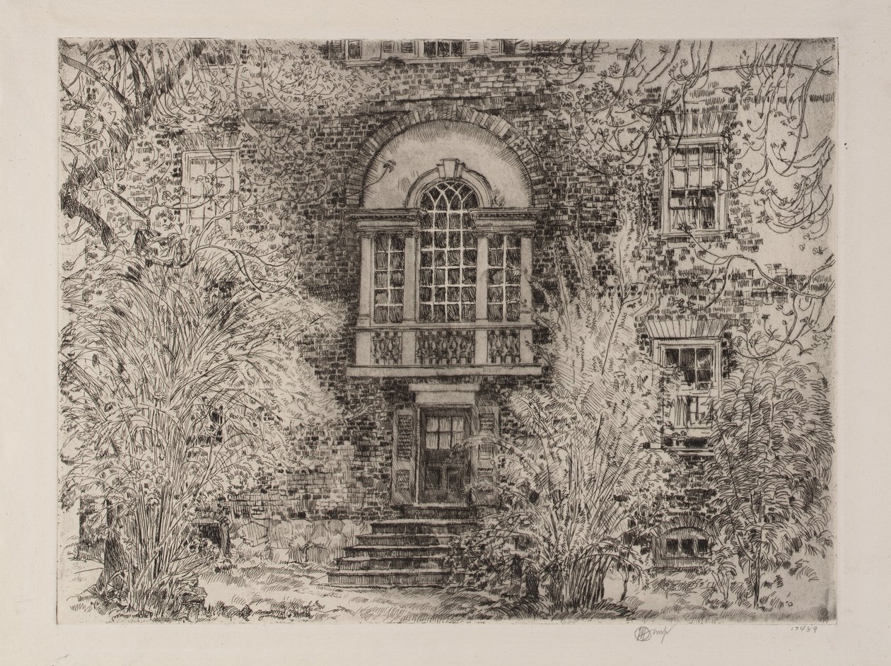 Printemps à Annapolis (jardin de Chase House) - Childe Hassam