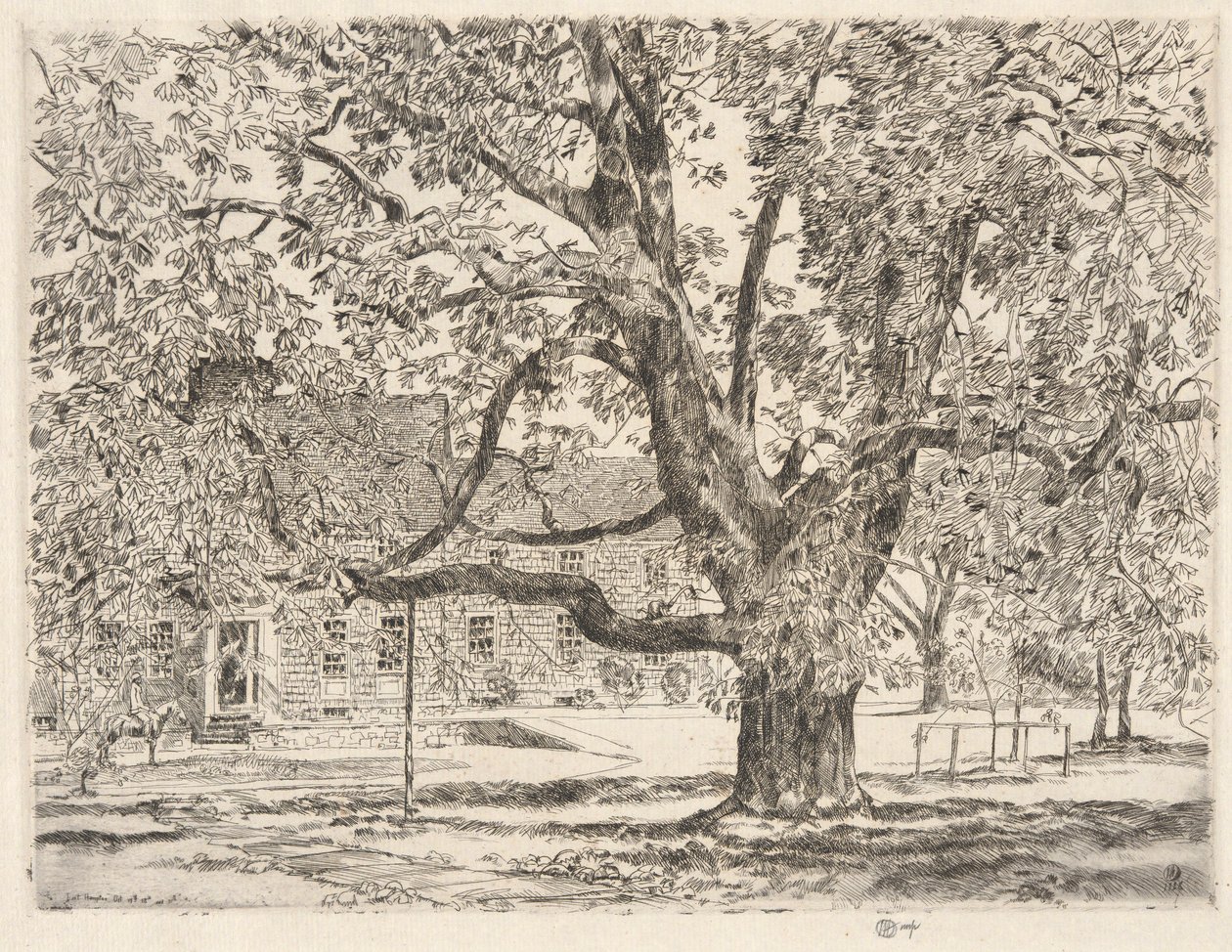 Le grand marronnier, Easthampton - Childe Hassam