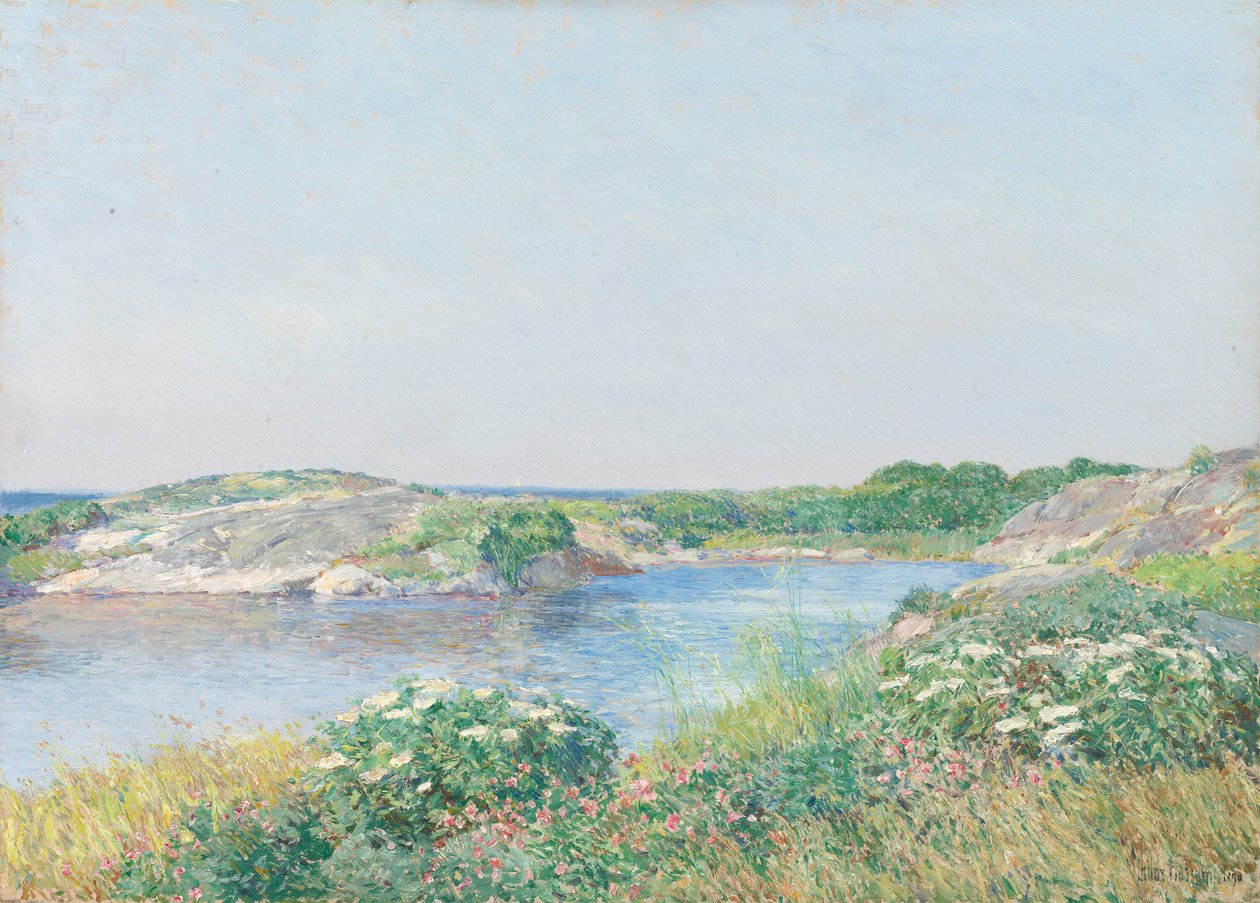 Le petit étang, Appledore - Childe Hassam