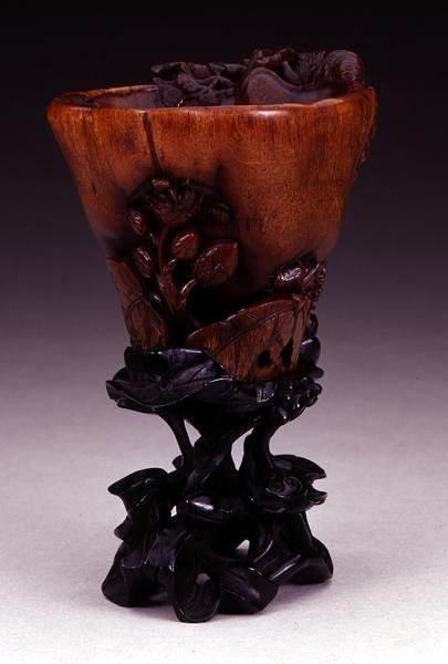 Coupe à libation, période Qianlong 1736-95, dynastie Qing - Chinese School