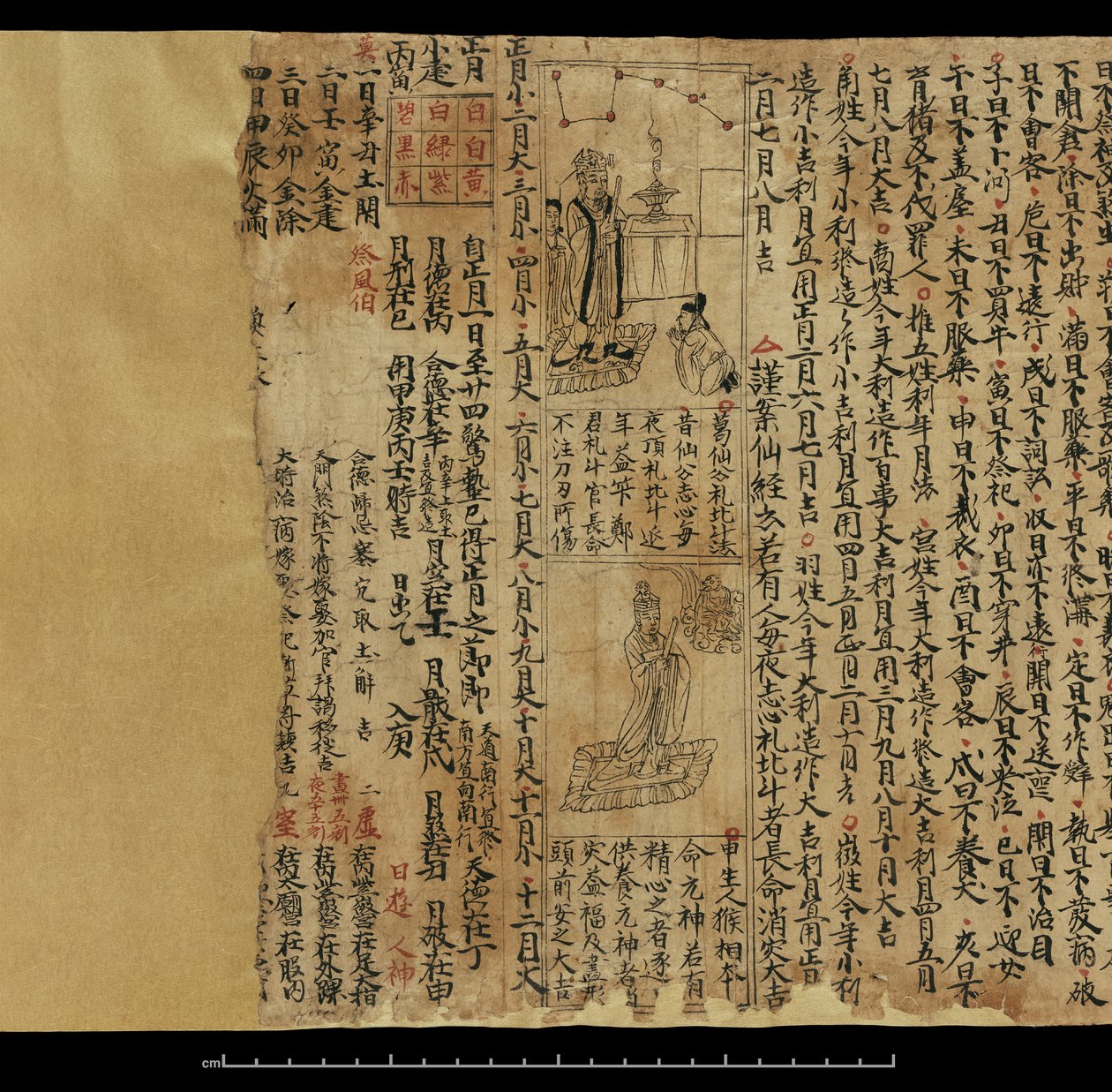 Almanach, Dunhuang Mogao - Chinese School