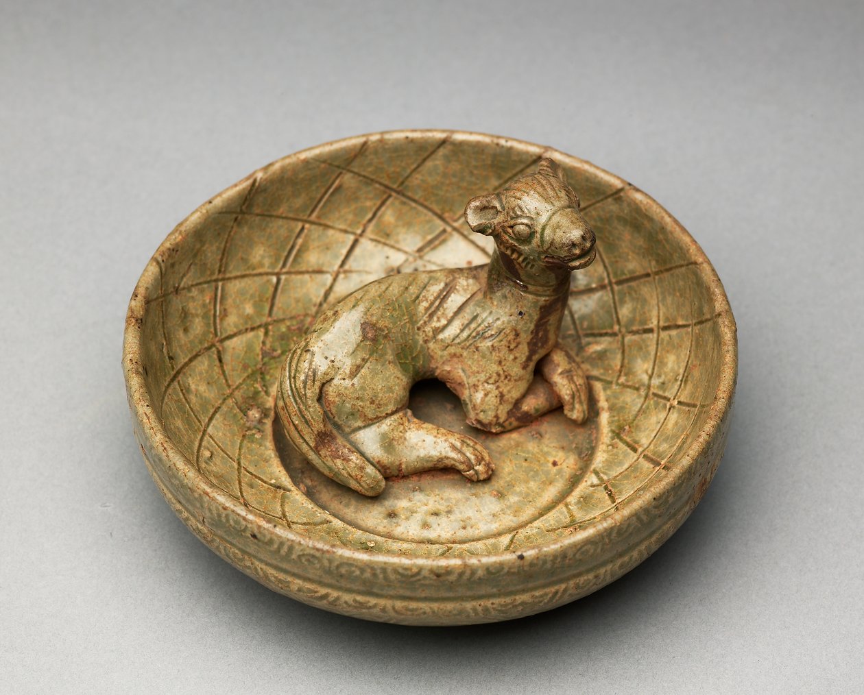 Animal en enclos, Jin occidental, 265-316 - Chinese School