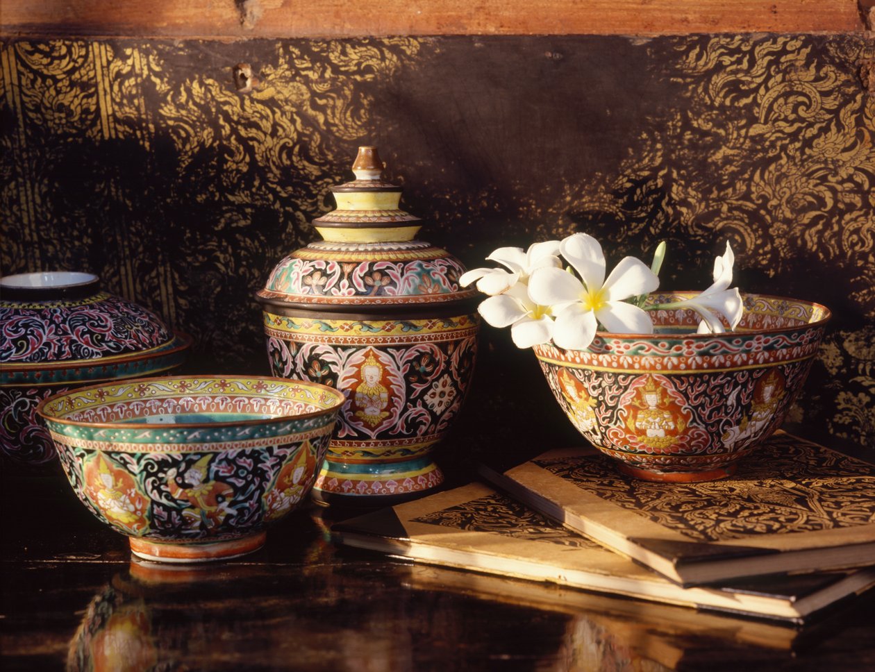 Poterie Bencharong - Chinese School