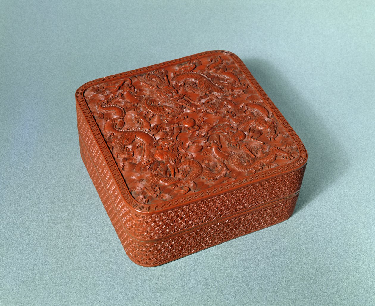 Boîte sculptée, 18e siècle - Chinese School