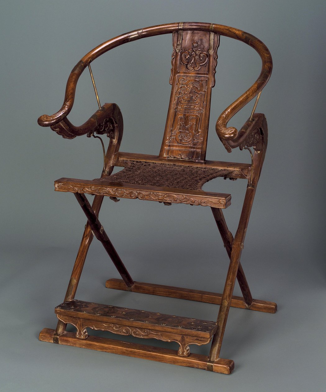 Chaise (pliante), dynastie Ming, 1600-50 - Chinese School