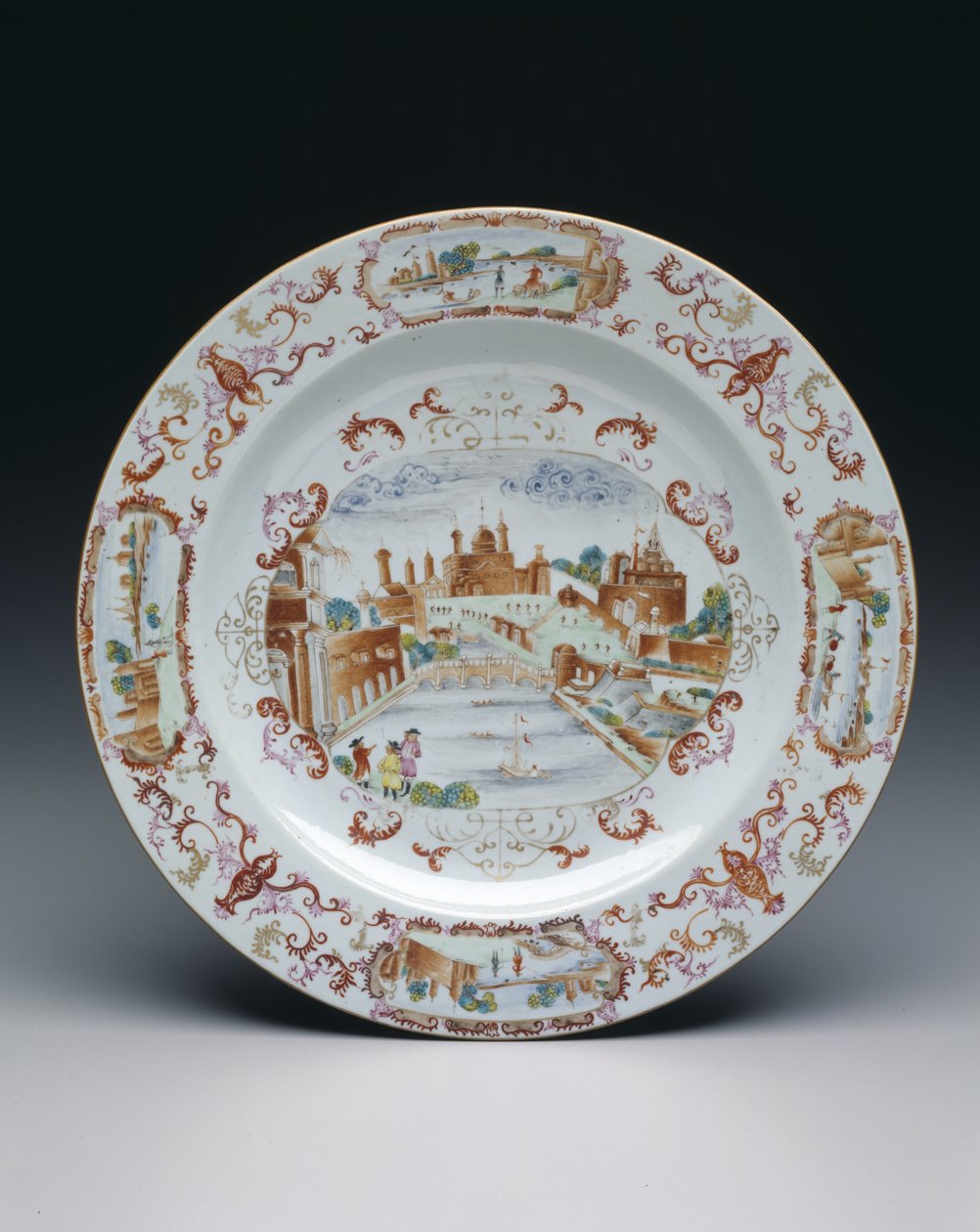 Plat, vers 1740-50 - Chinese School